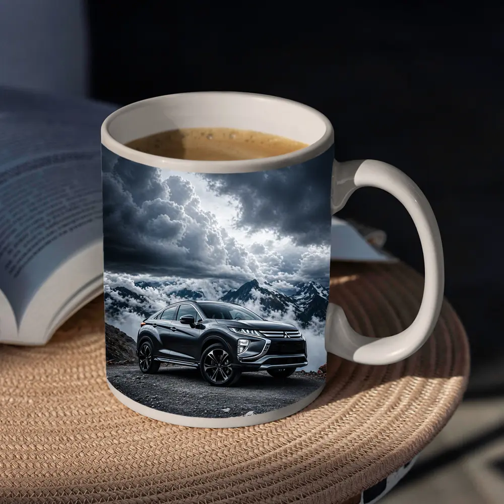 Mitsubishi Eclipse Cross Dramatic Mountain Clouds – Mugs