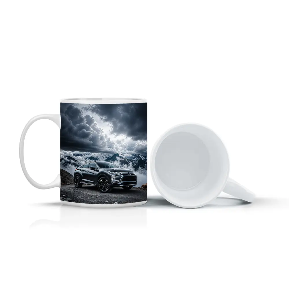Mitsubishi Eclipse Cross Dramatic Mountain Clouds – Mugs