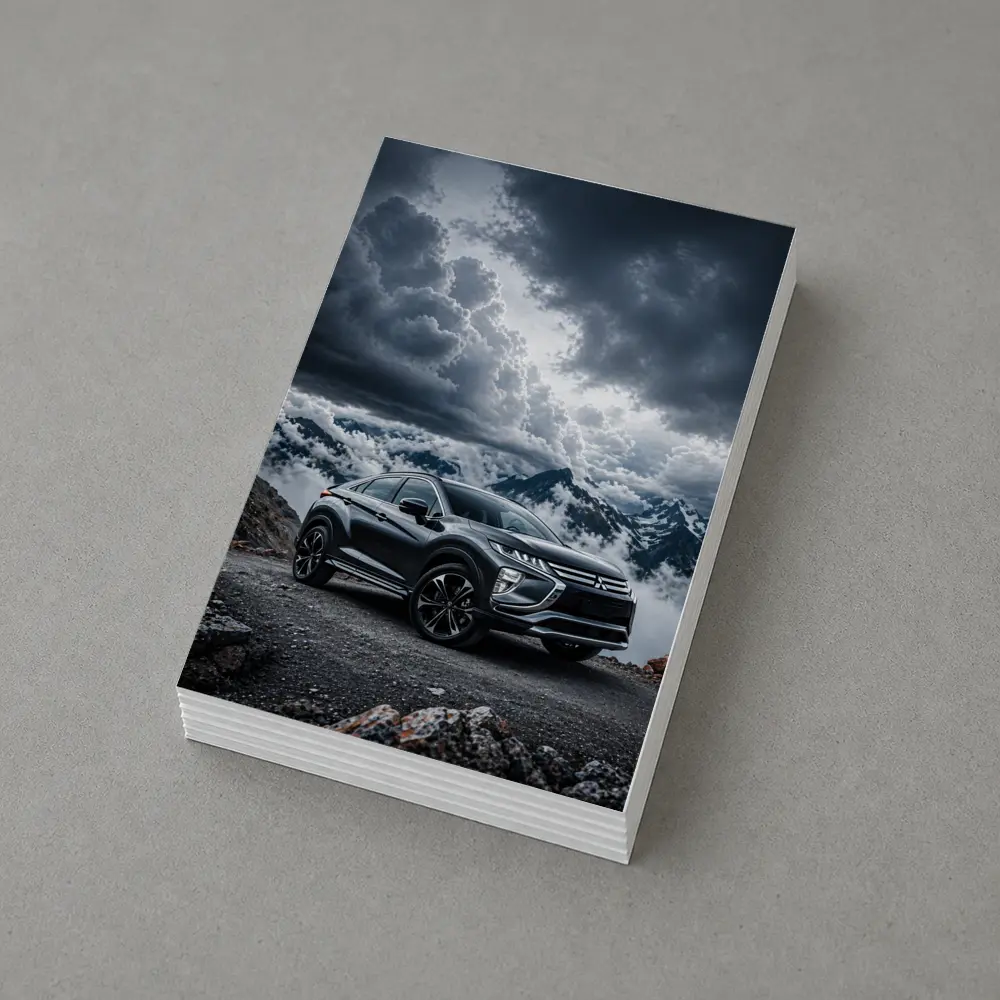 Mitsubishi Eclipse Cross Dramatic Mountain Clouds – Postcards