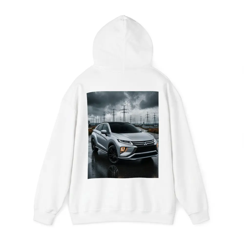 Mitsubishi Eclipse Cross Stormy Industrial Sky – Hoodies