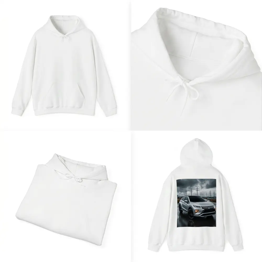 Mitsubishi Eclipse Cross Stormy Industrial Sky – Hoodies