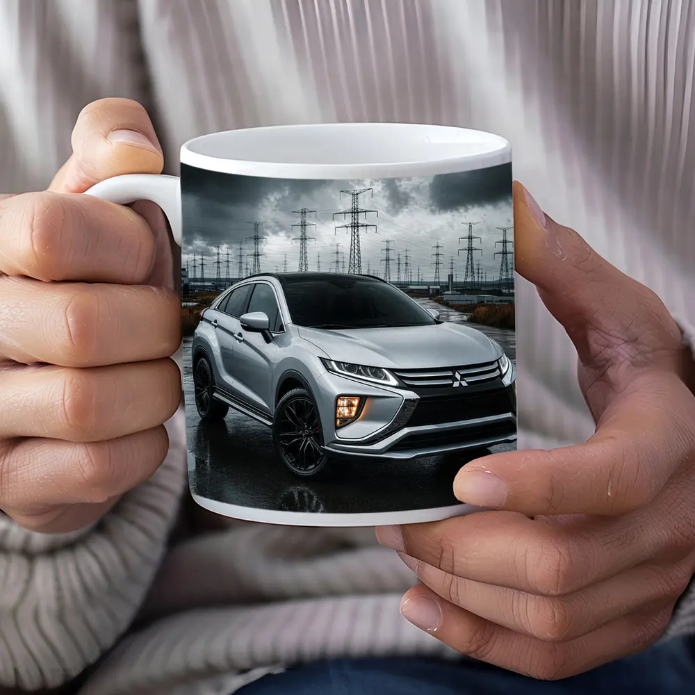 Mitsubishi Eclipse Cross Stormy Industrial Sky – Mugs