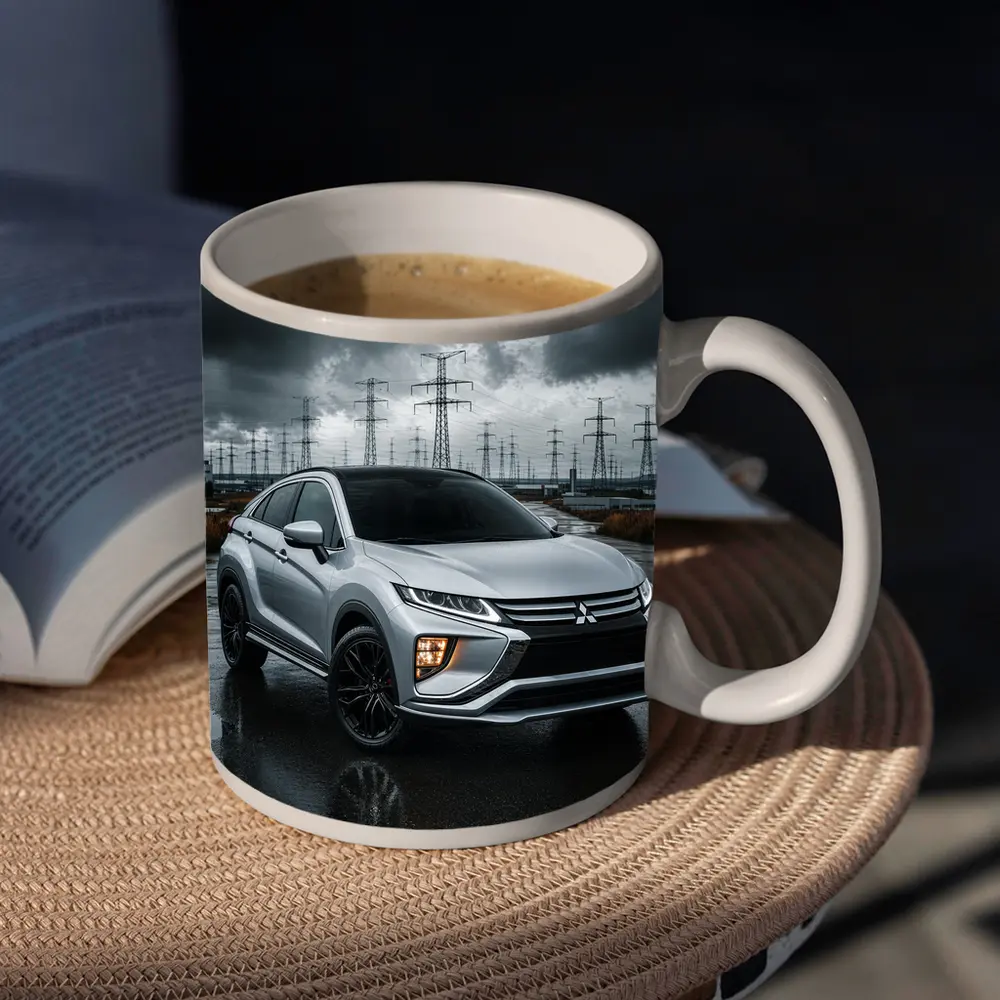 Mitsubishi Eclipse Cross Stormy Industrial Sky – Mugs