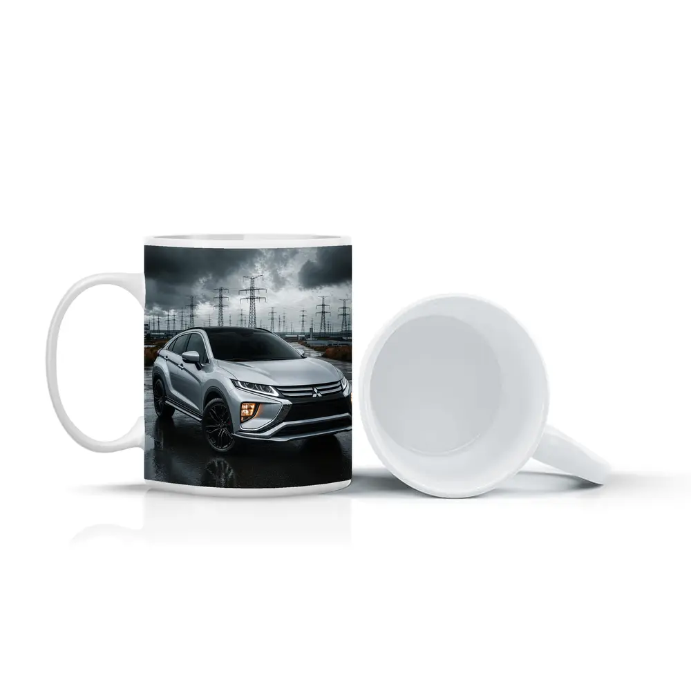 Mitsubishi Eclipse Cross Stormy Industrial Sky – Mugs