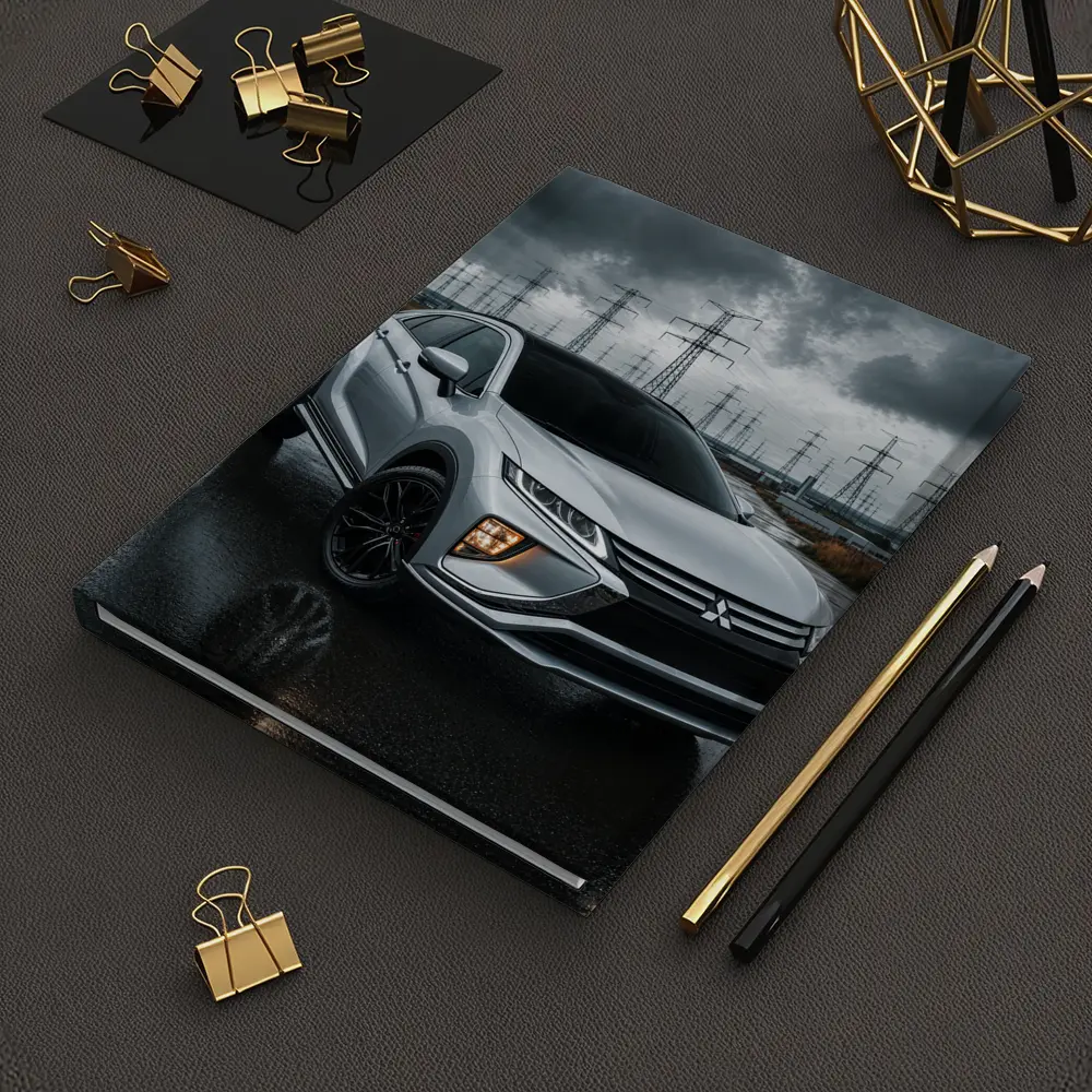 Mitsubishi Eclipse Cross Stormy Industrial Sky – Notebooks
