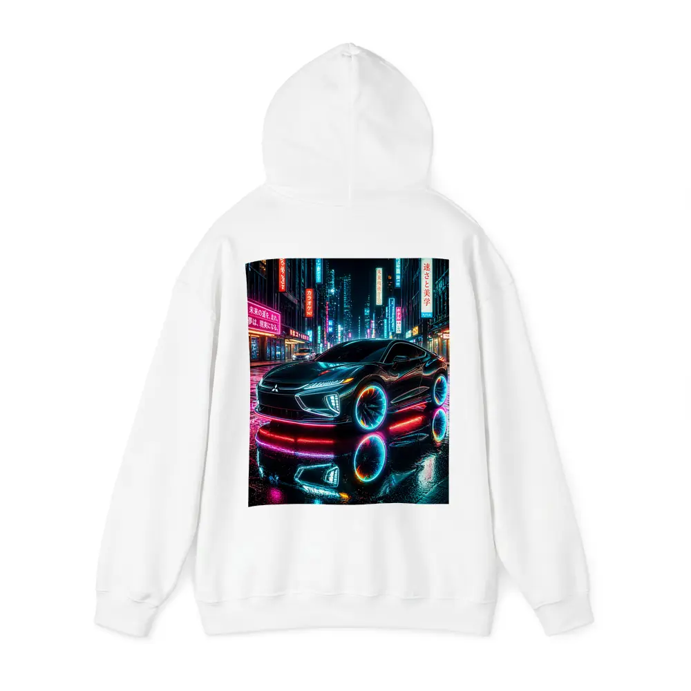 Mitsubishi Eclipse Neon Lights Tokyo Night – Hoodies