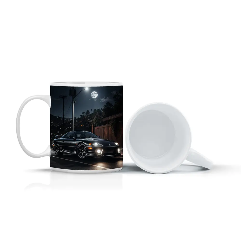 Mitsubishi GTO Night Street Full Moon – Mugs