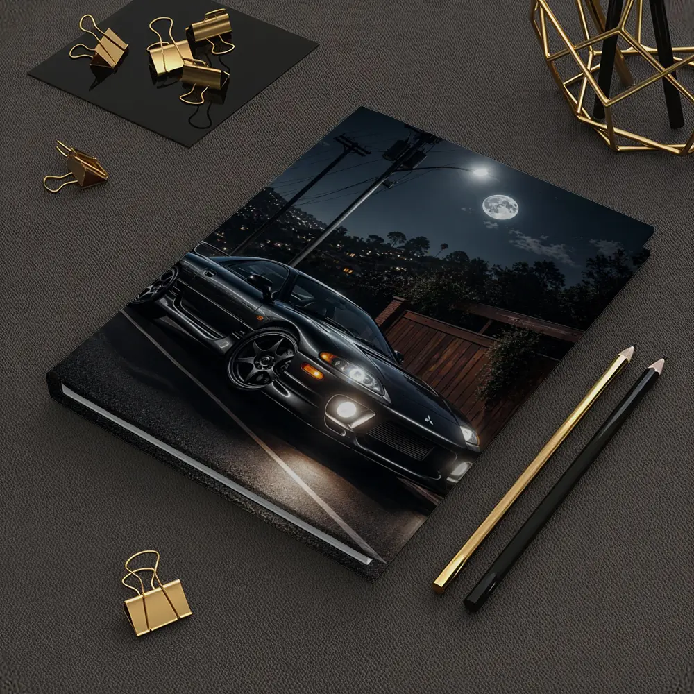 Mitsubishi GTO Night Street Full Moon – Notebooks