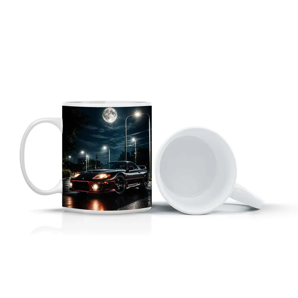 Mitsubishi 3000GT Black Night Moon Street – Mugs