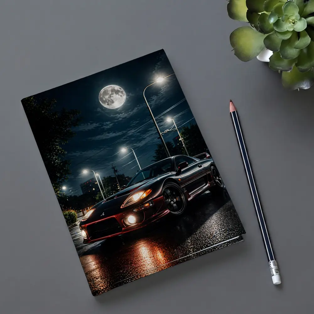 Mitsubishi 3000GT Black Night Moon Street – Notebooks