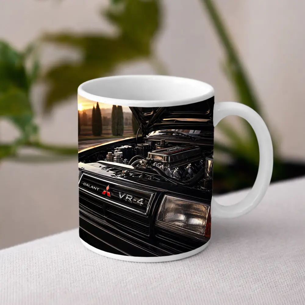 Mitsubishi Galant VR4 Engine Bay Sunset – Mugs