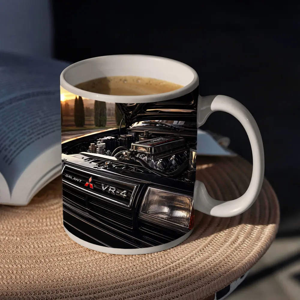 Mitsubishi Galant VR4 Engine Bay Sunset – Mugs