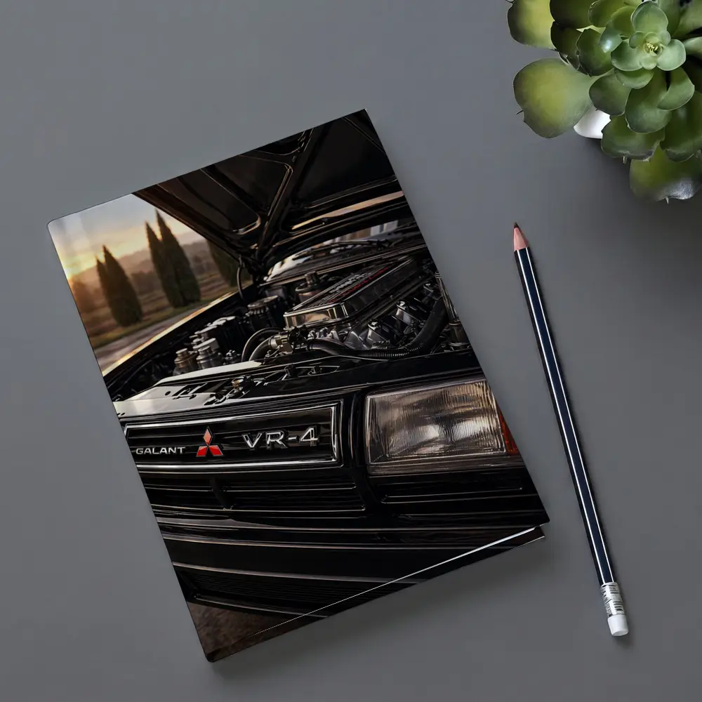 Mitsubishi Galant VR4 Engine Bay Sunset – Notebooks