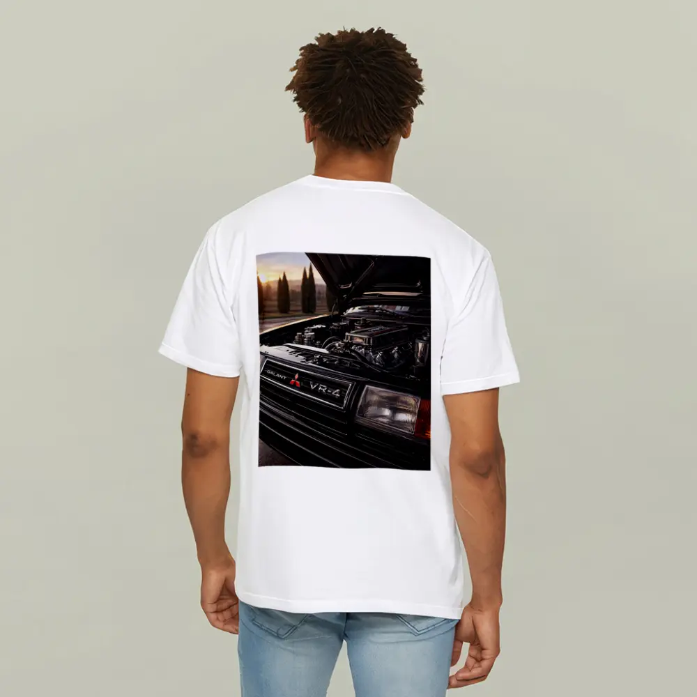 Mitsubishi Galant VR4 Engine Bay Sunset – T-Shirts