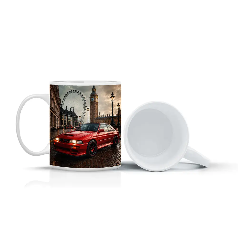 Mitsubishi Galant VR4 Red London Street – Mugs