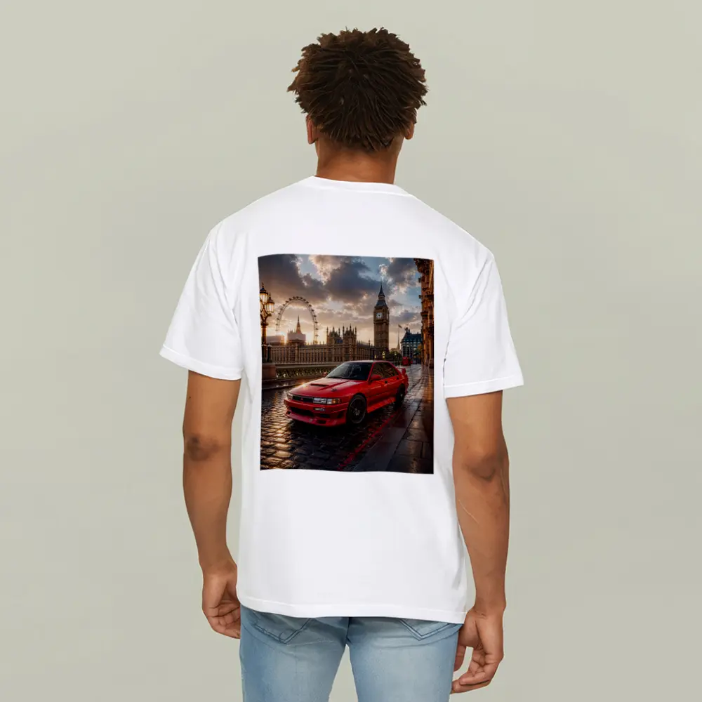 Mitsubishi Galant VR4 Red London Sunset – T-Shirts