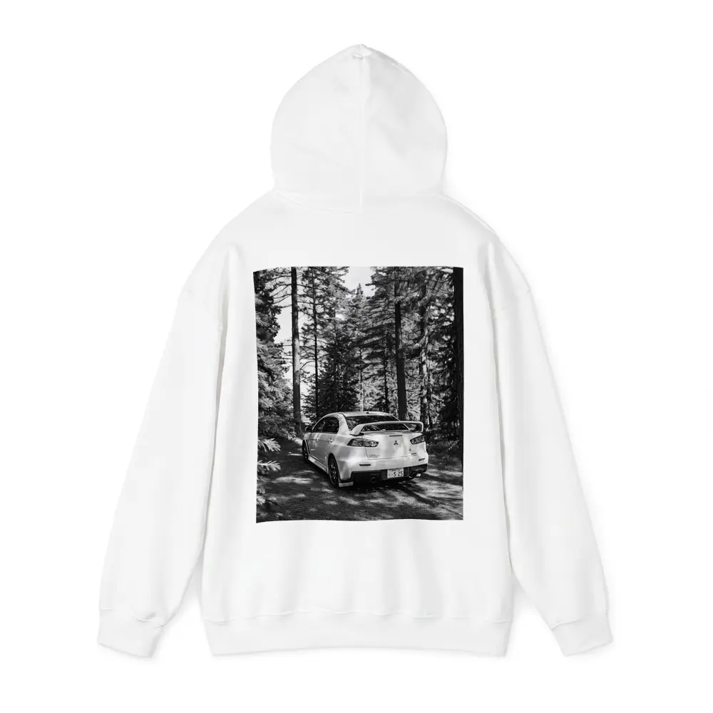 Mitsubishi Lancer Evo Forest Black White – Hoodies