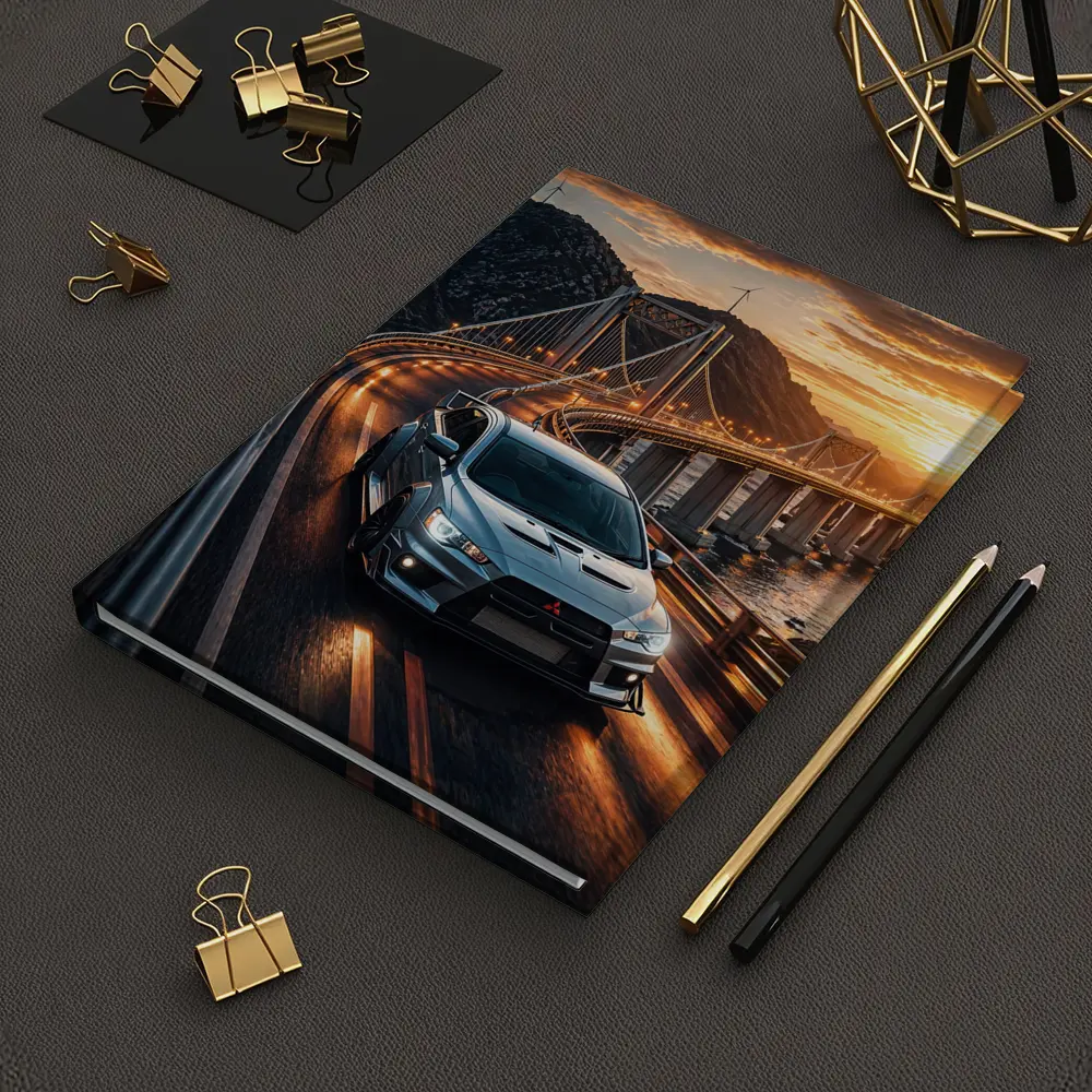 Mitsubishi Lancer Evolution Bridge Sunset Drive – Notebooks