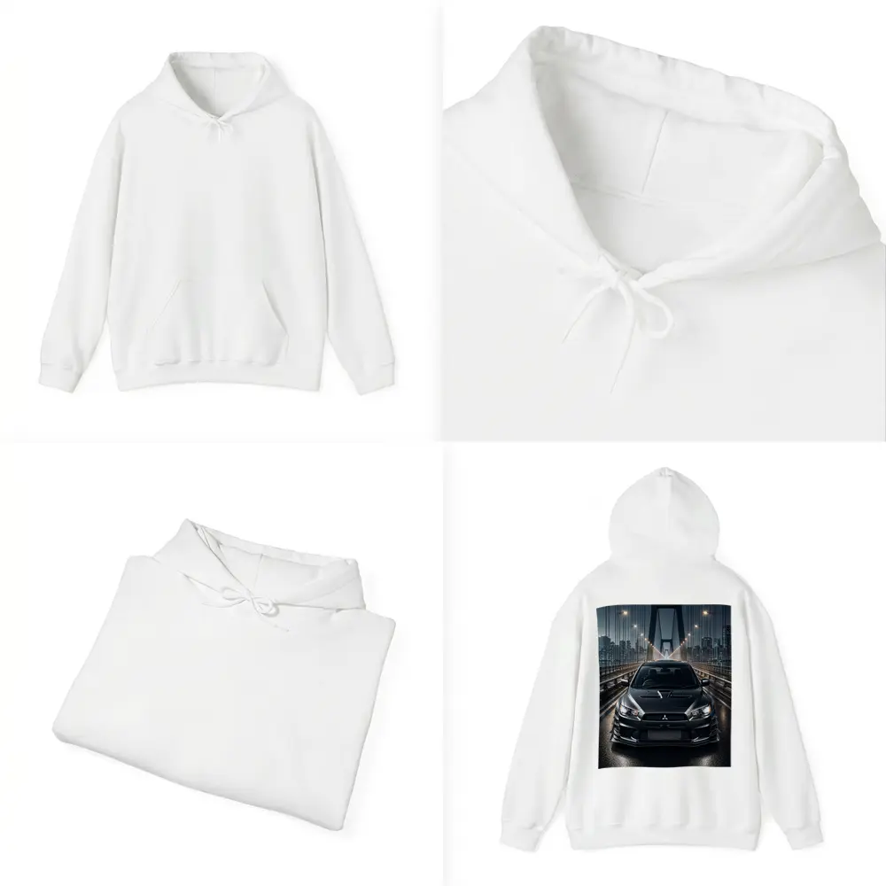 Mitsubishi Lancer Evo Night Bridge Drive – Hoodies