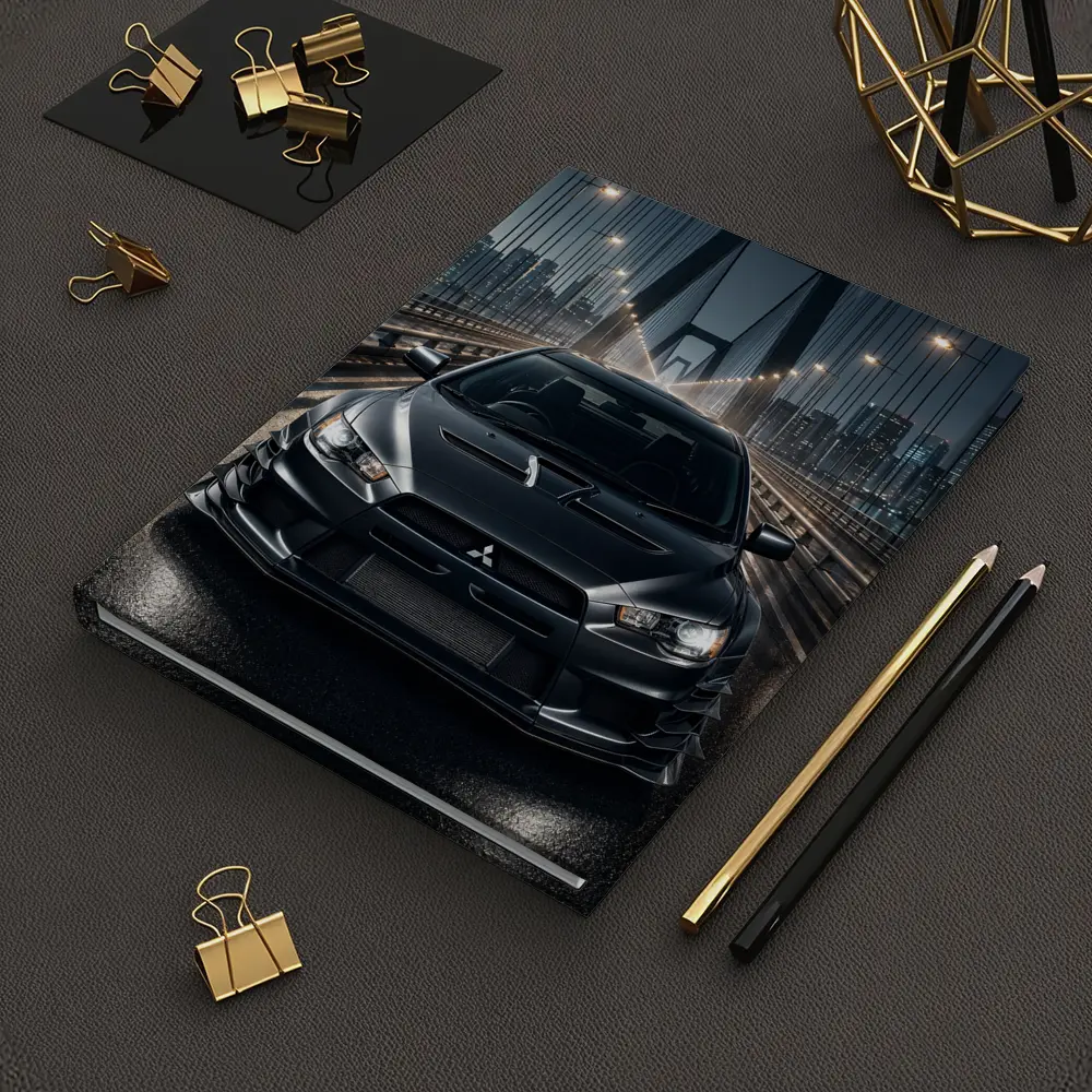 Mitsubishi Lancer Evo Night Bridge Drive – Notebooks