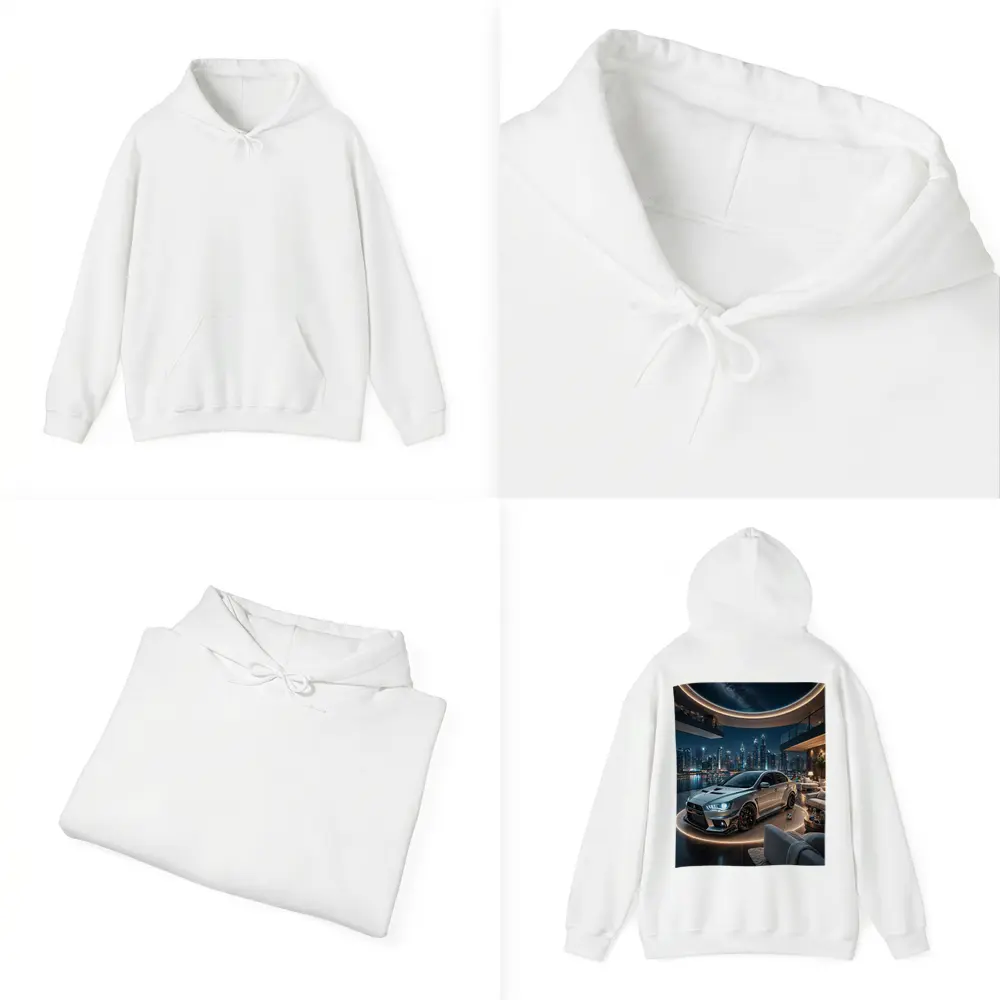 Mitsubishi Lancer Evolution Luxury Penthouse Night – Hoodies