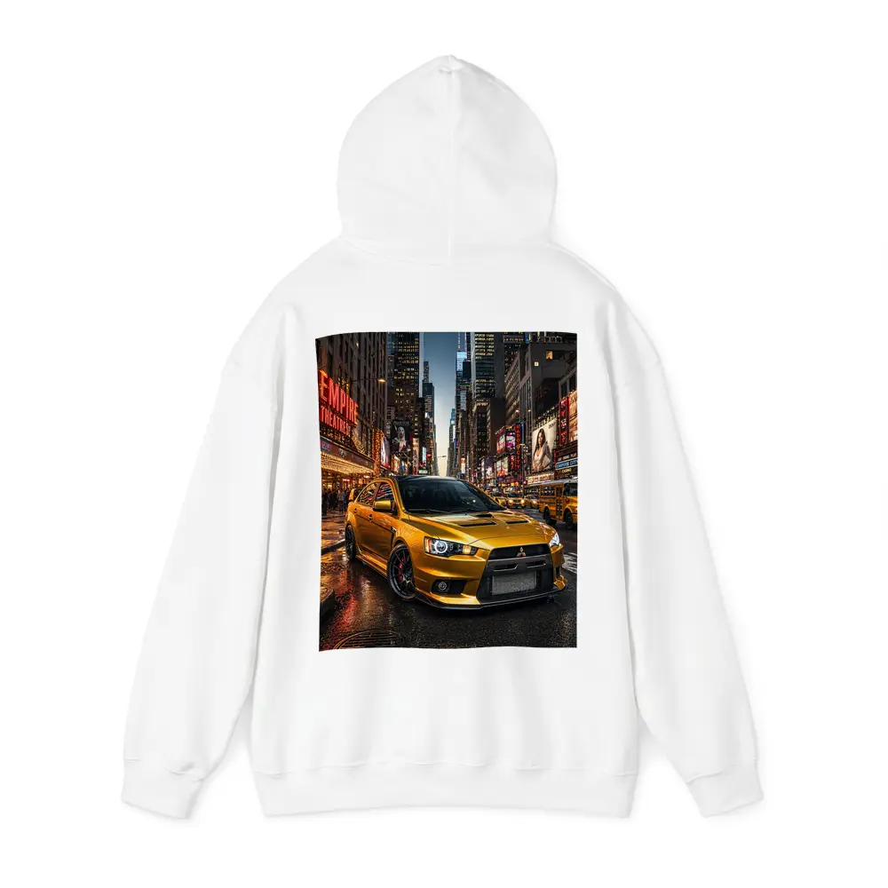 Mitsubishi Lancer Evolution Gold New York City – Hoodies