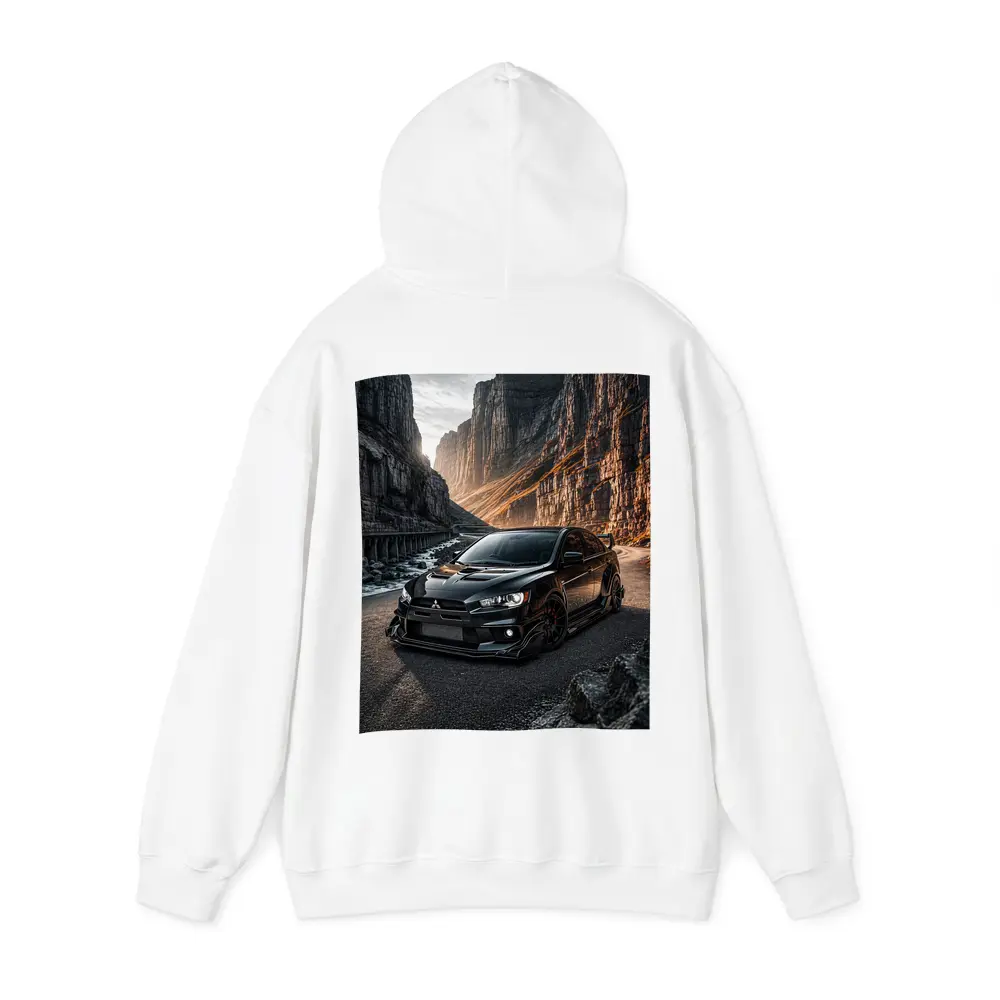 Mitsubishi Lancer Evolution Black Canyon Road – Hoodies