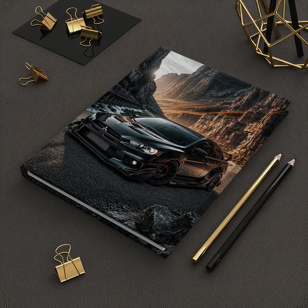Mitsubishi Lancer Evolution Black Canyon Road – Notebooks