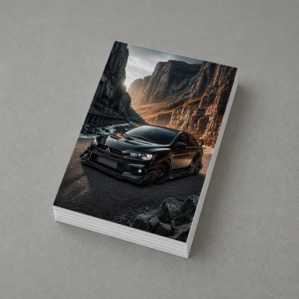 Mitsubishi Lancer Evolution Black Canyon Road – Postcards