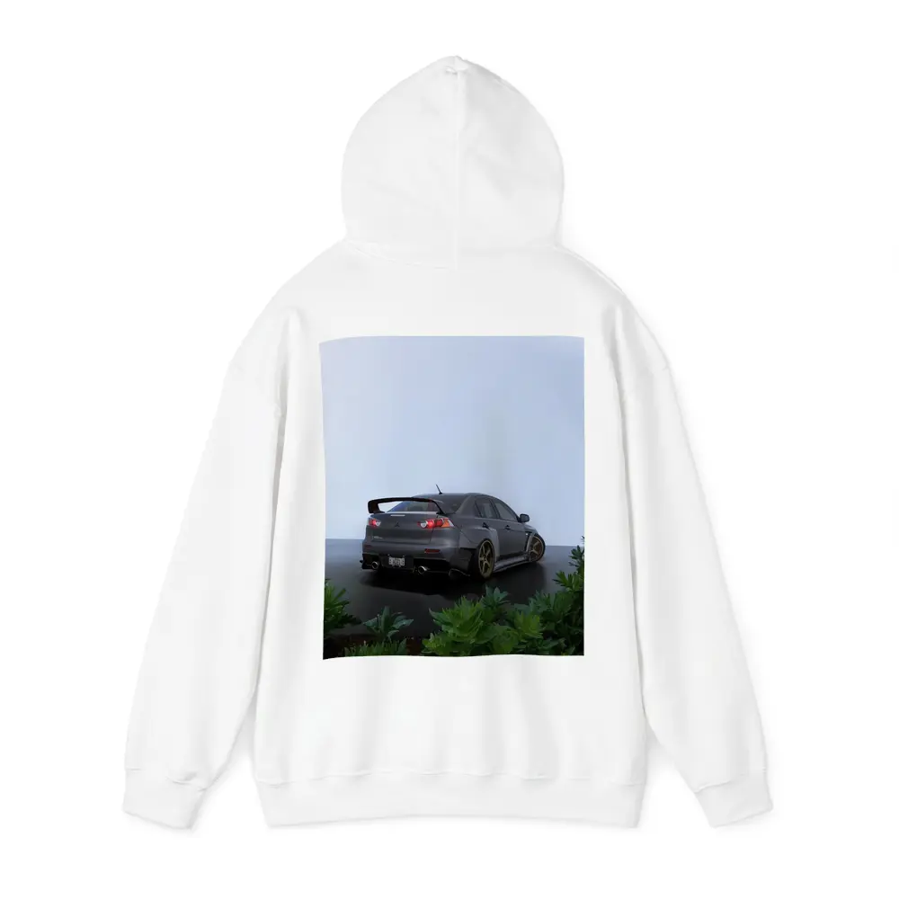 Mitsubishi Lancer Evolution Gray Wet Parking – Hoodies