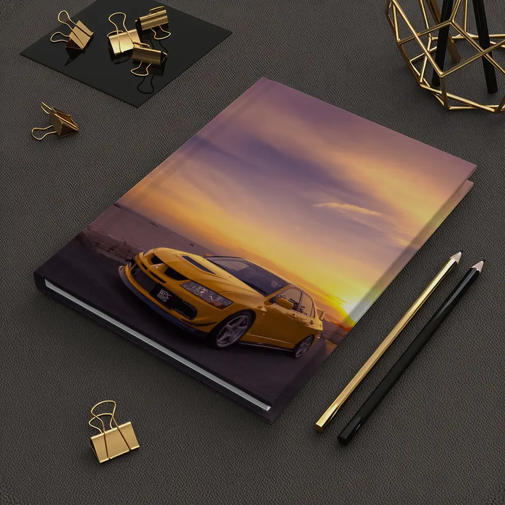 Mitsubishi Lancer Evolution Sunset Sky – Notebooks