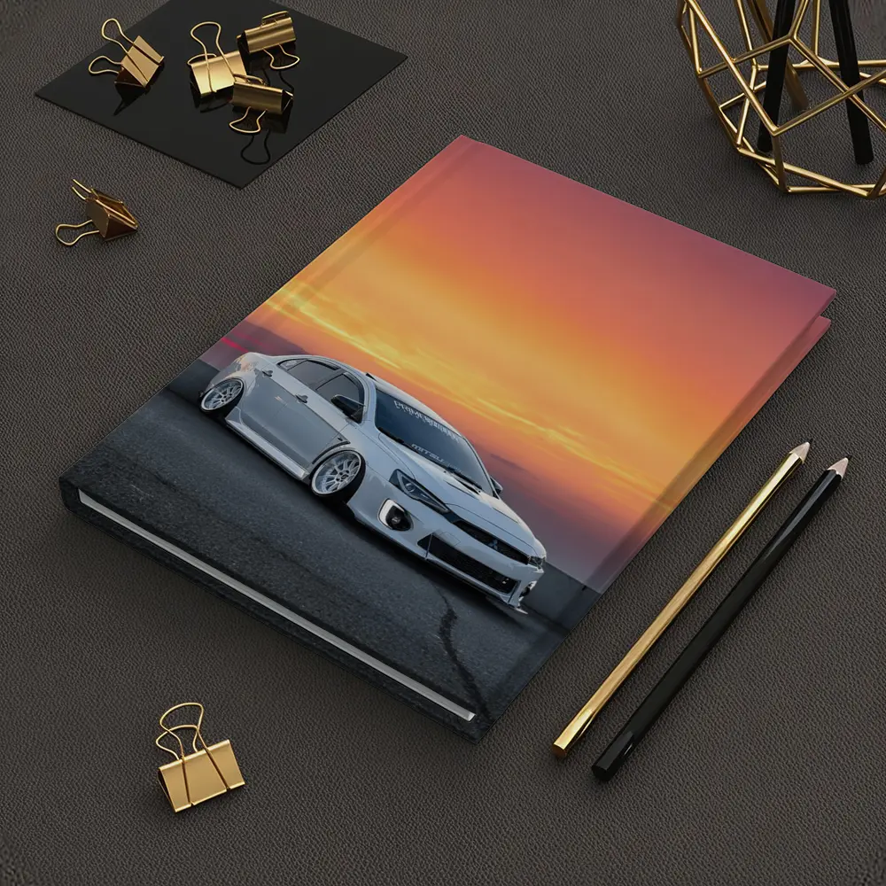 Mitsubishi Lancer Evo Slammed Sunset Sky – Notebooks