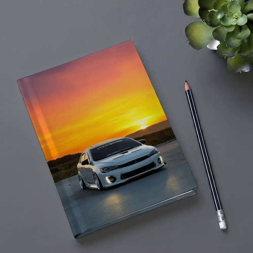 Mitsubishi Lancer Widebody White Sunset Sky – Notebooks