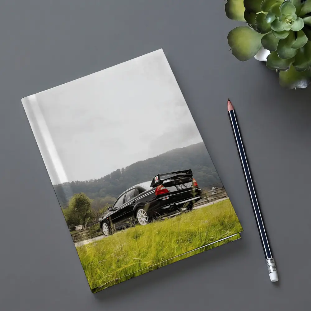 Mitsubishi Lancer Evo Black Mountain Road – Notebooks