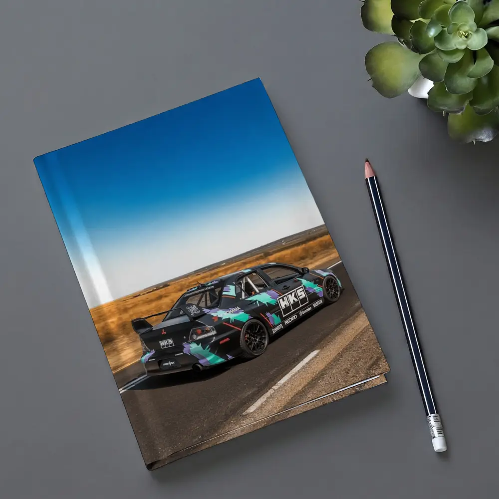 Mitsubishi Lancer Evolution HKS Race Wrap Road – Notebooks