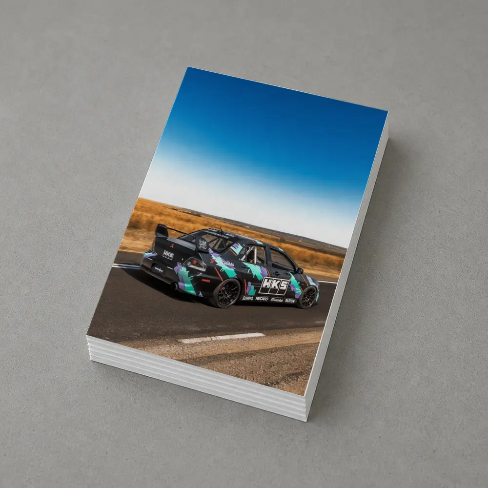 Mitsubishi Lancer Evolution HKS Race Wrap Road – Postcards