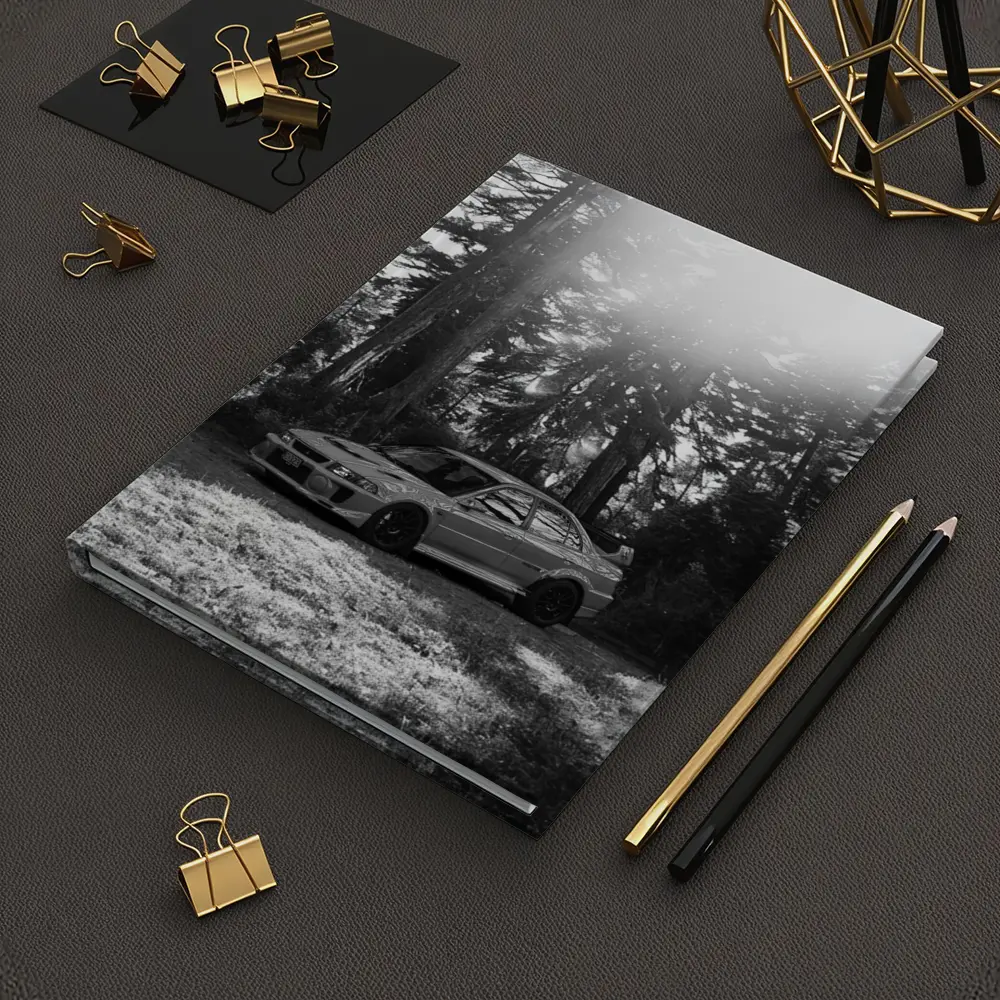 Mitsubishi Lancer Evo Black White Forest – Notebooks