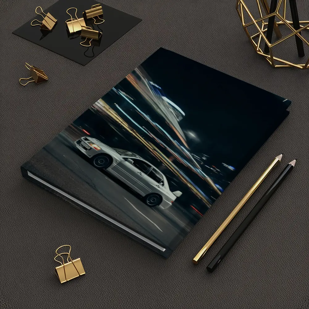 Mitsubishi Lancer Evo Night City Streets – Notebooks