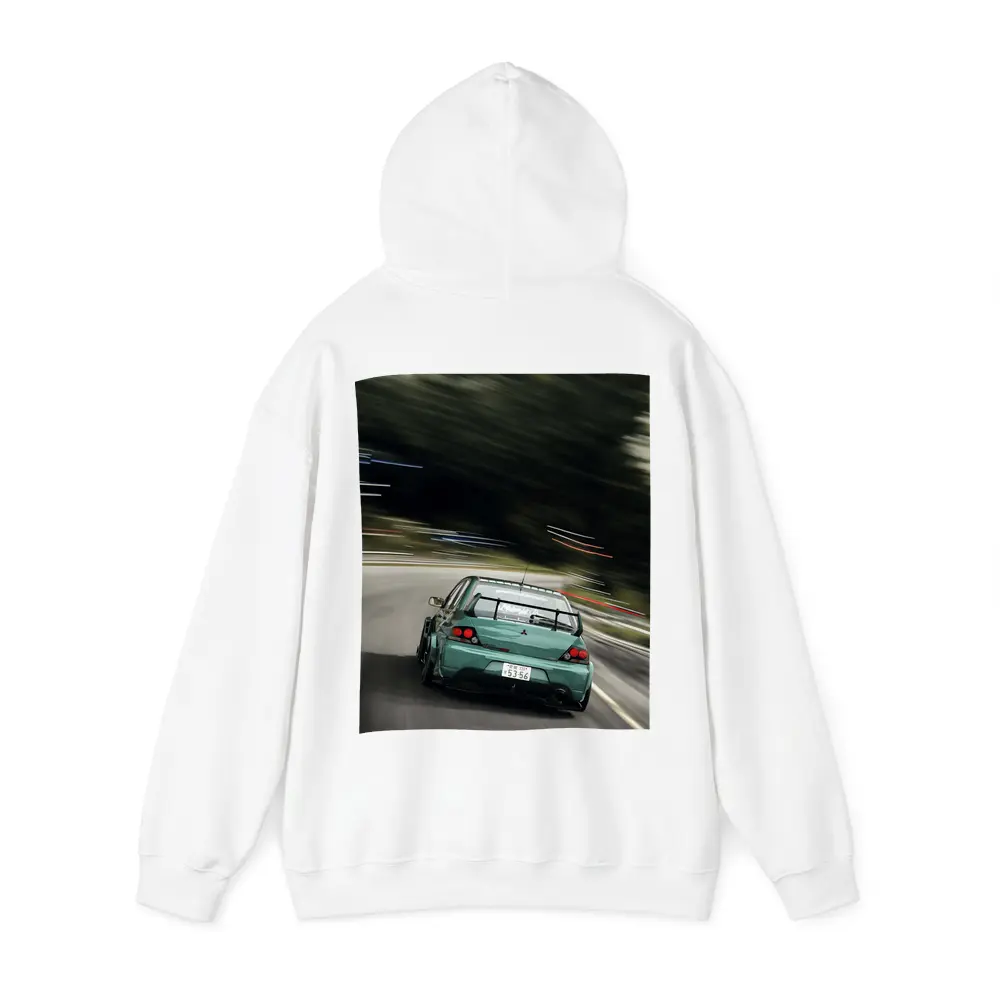 Mitsubishi Lancer Evo Racing Mountain Road – Hoodies