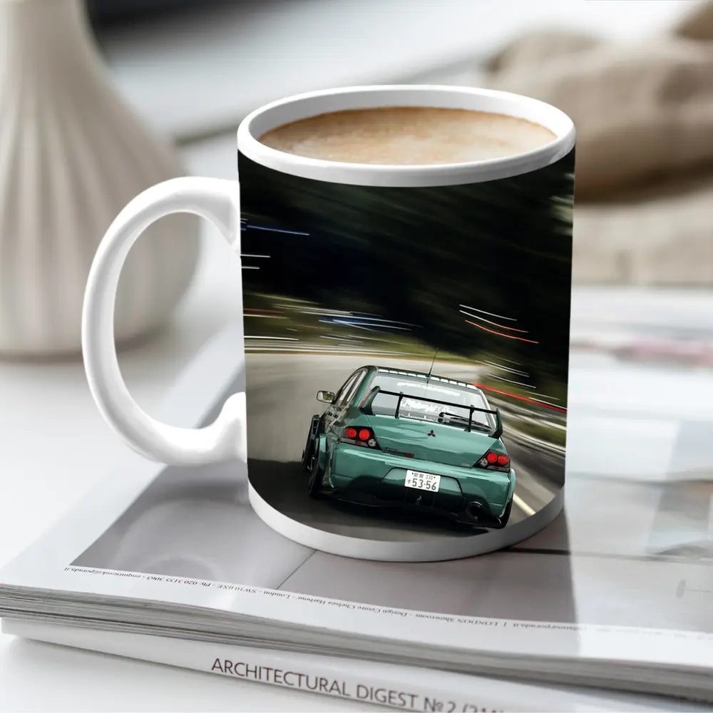 Mitsubishi Lancer Evo Racing Mountain Road – Mugs