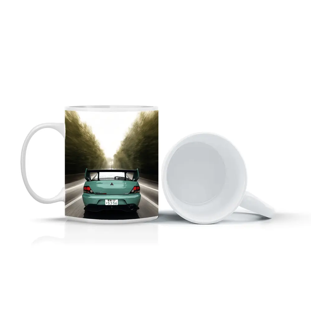 Mitsubishi Lancer Evo Rear Road Speed – Mugs