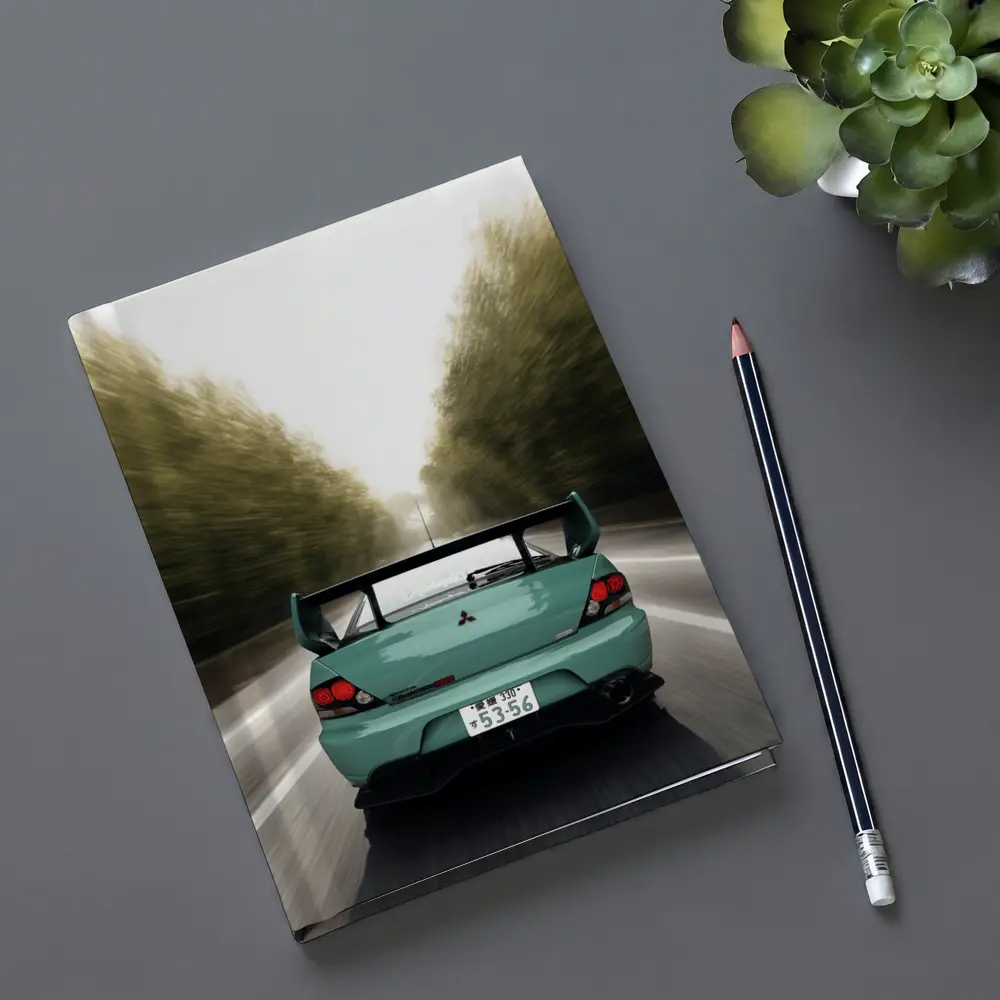 Mitsubishi Lancer Evo Rear Road Speed – Notebooks