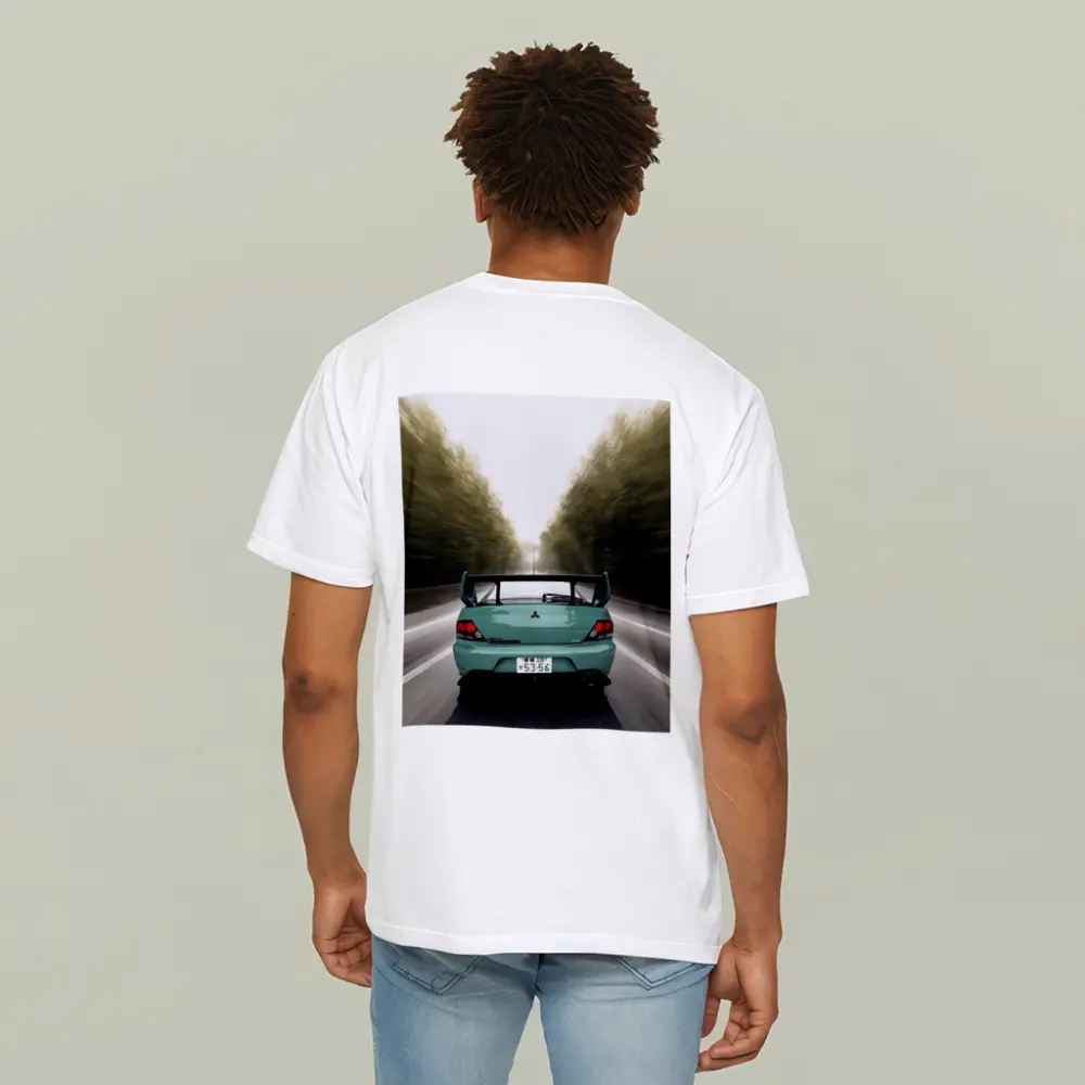 Mitsubishi Lancer Evo Rear Road Speed – T-Shirts