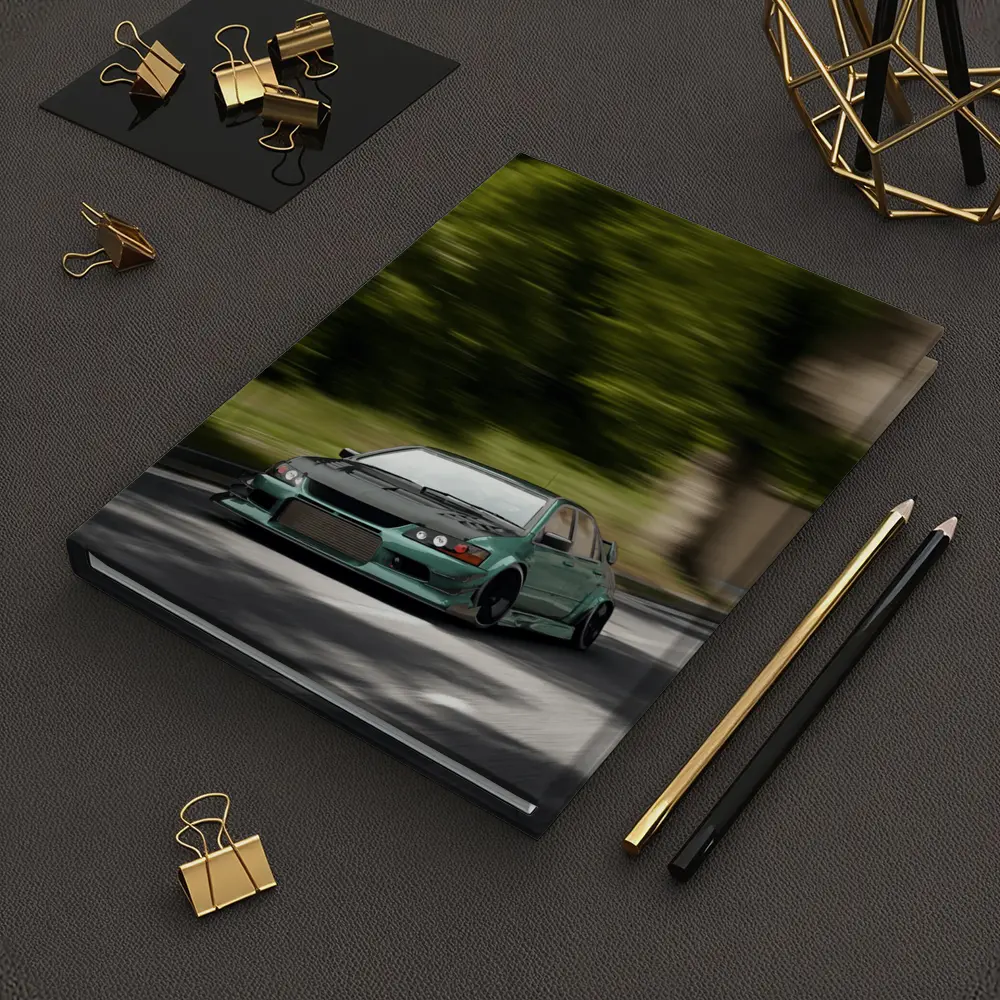 Mitsubishi Lancer Evolution Street Racing Art – Notebooks