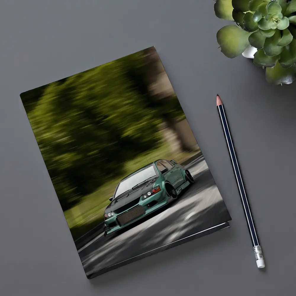 Mitsubishi Lancer Evolution Street Racing Art – Notebooks