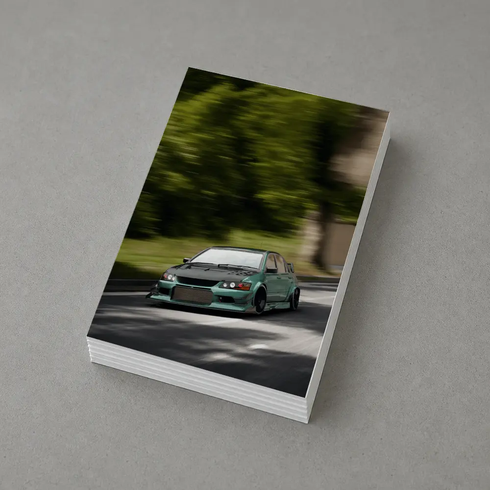 Mitsubishi Lancer Evolution Street Racing Art – Postcards