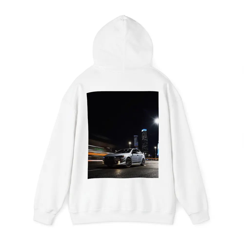 Mitsubishi Lancer Evolution Night City Streets – Hoodies