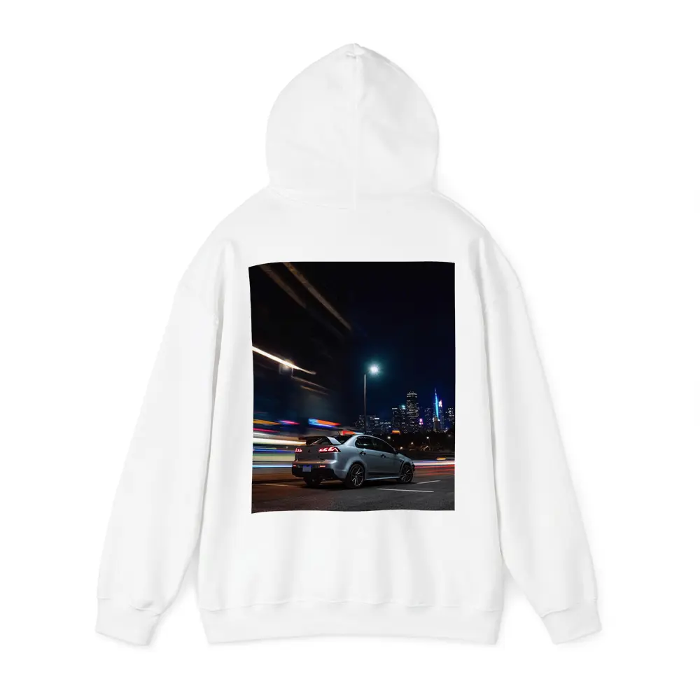Mitsubishi Lancer Evolution City Night Drive – Hoodies