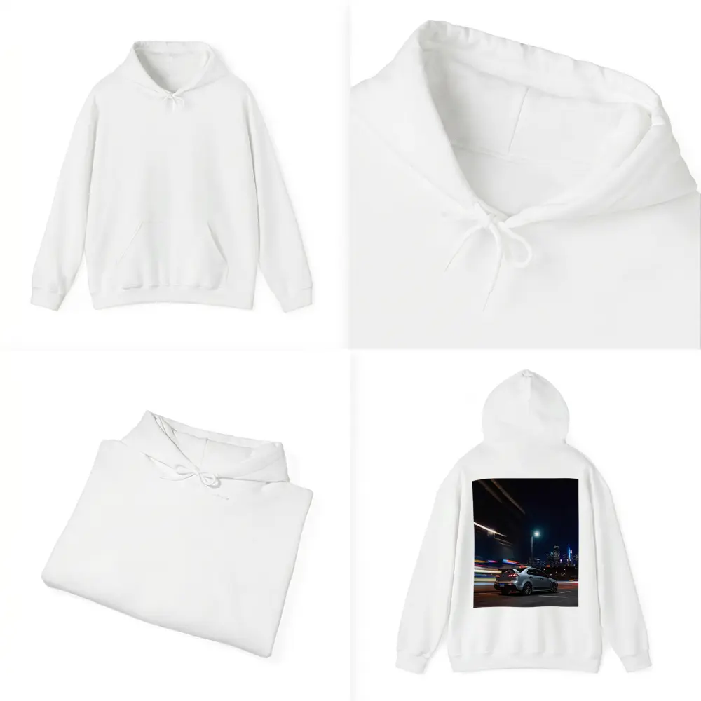 Mitsubishi Lancer Evolution City Night Drive – Hoodies