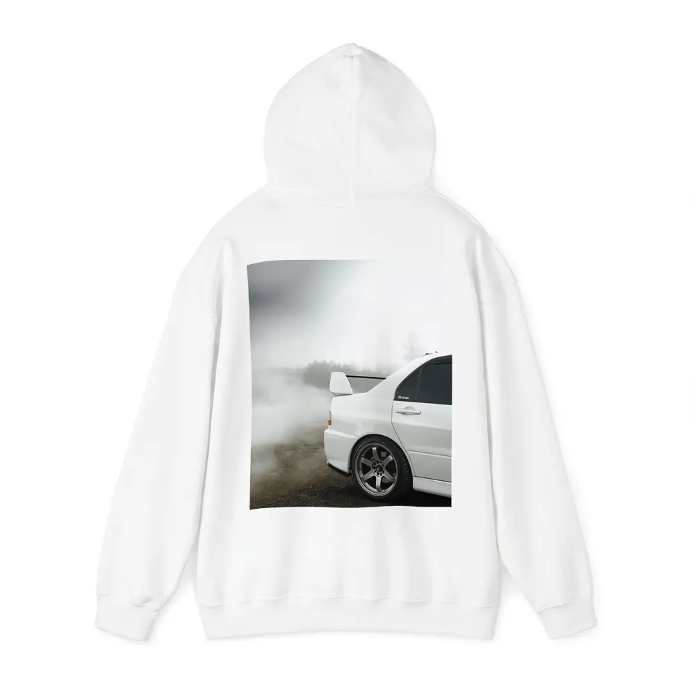 Mitsubishi Lancer Evolution White Fog Drift – Hoodies